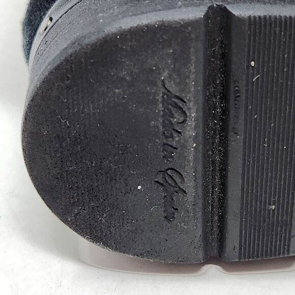 HISPANITAS Black Suede Loafers Size 36 - Picture 8 of 11